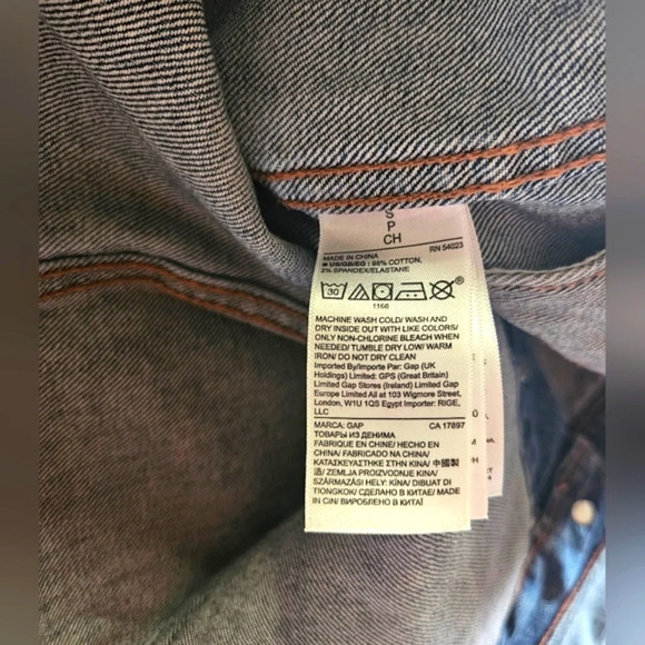 GAP for Good Classic Wash Denim Jacket (NWOT) - Picture 6 of 7